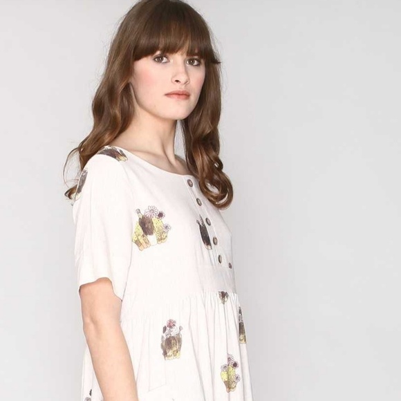 Modcloth Dresses & Skirts - Pepaloves Modcloth Cotton Cactus Dress, Sz L